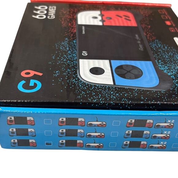 G9 Handheld Game Console 666 Built In Retro Games 2in1 - Picture 7 of 7